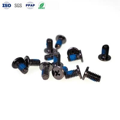 China M1.6 Micro schroeven Zwart zink 1 mm - 200 mm Kleine schroef dwars plat hoofd Te koop