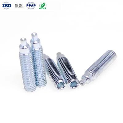 Chine Fermetures personnalisées de fin de colonne vis hexagonale en acier au carbone vis bleu zinc à vendre