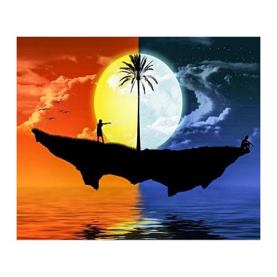China Wholesale Custom Home Decor Modern 5D Diamond Painting Landscape Painting Gift DIY for sale