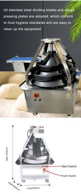Chine Efficiency 380V 50HZ New Bakery Production Line Automatic Cone Dough Rounder Machine 8000pcs/hour à vendre
