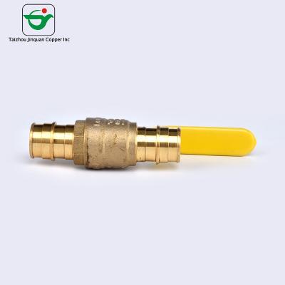 China cuzn40pb2 vávula de bola del tubo del sello el 1/2 ' X1/2” Pex del capo PTFE en venta