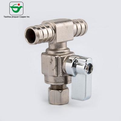 Chine Valve d'angle en laiton de la pression 1/2 de X1/2 ' ×1/2