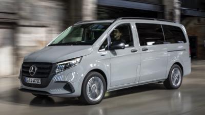 Κίνα 9 θέσεις EV Mercedes-Benz EVito Tourer Long με ηλεκτρικό κινητήρα 201bhp και μπαταρία 90kWh προς πώληση