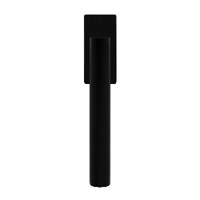 China Modern 304 Steeless Steel Black Finish Rectangle Mounted Window Accessories Door Handle for sale