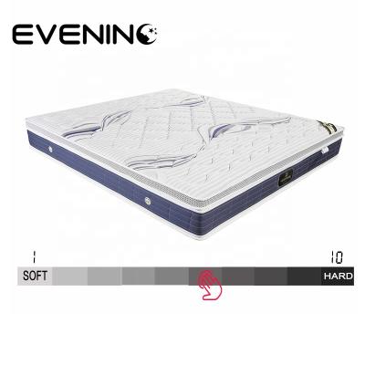 China Hard Mattress Foam Pocket Spring Core Sleep Latex Mattress For Double Bed Mattress Single Size for sale