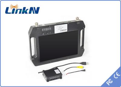 중국 디스플레이 다이버시티 수신 AES256 DC 12V와 가지고 다닐 수 있는 COFDM 영상 수신기 배터리 가동 HDMI CVBS 판매용