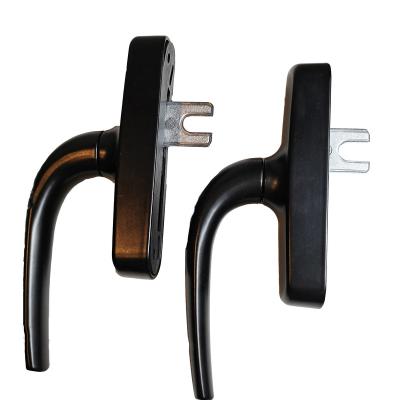 China Modern Door and window accessories Handle zinc base aluminum handle for sale
