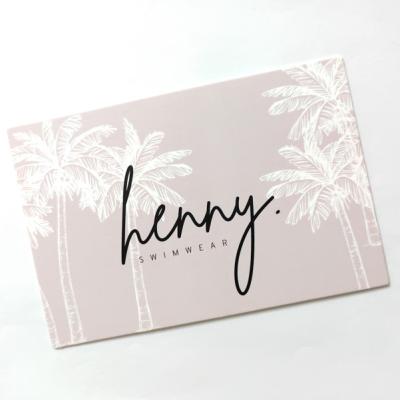 China paper & Cardboard Custom Logo Printing Greeting Business Thank You Cards Design Your Brand Thank You Card For Packaging for sale