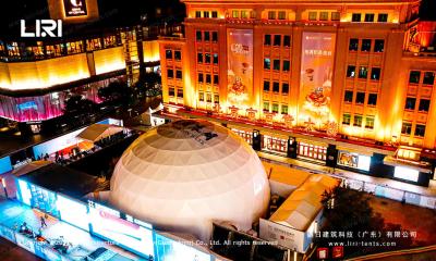 China Liri Waterproof Geodeisc Dome Tent With Steel Frame For Restaurant Or Event for sale