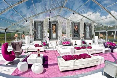 China Luxury Wedding tent Clear Tents of PVC material for sale or rental for sale