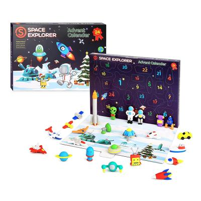 China Ideal Fun Toy Advent Calendar Gift Boxes Recyclable Rich Colors Exquisite Package Endless Multiple Purposes Gift Box for sale