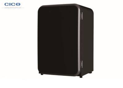 China Reliable Compact Black Retro Mini Fridge High Efficient Evaporator for sale