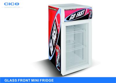 China Aspecto de moda del pequeño refrigerador delantero de cristal compacto portátil en venta