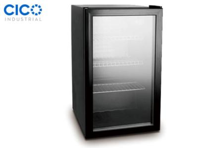 China Mini refrigerador delantero de cristal vertical, mini frente comercial del vidrio del refrigerador en venta