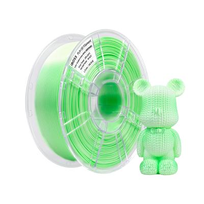 China iBOSS 1.75mm PLA+ Gradient Green White Filament 1000g 3D Printing Filament No Clogging for sale