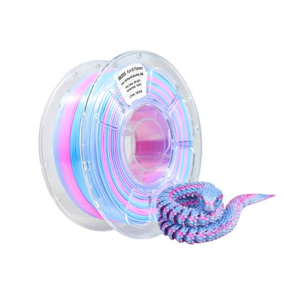 China 3D Printer Filament Silk Tri-color Rose Red Blue White 1000g Dimensional Accuracy +/- 0.02mm for sale