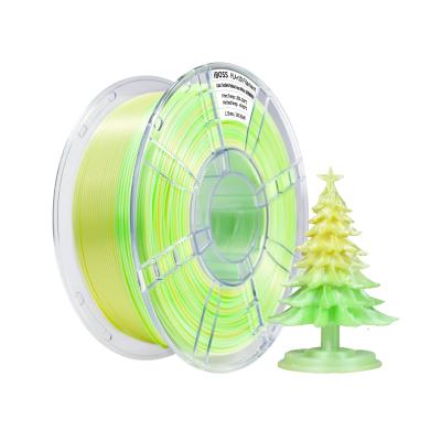China iBOSS High Rigidity PLA+ Filament 1.75mm Gradient Yellow Green White 3D Printing Filament for sale