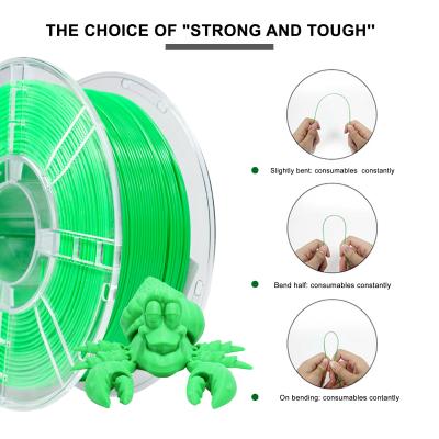 China Impressora iBOSS PETG 3D Filamentos Erva Verde 1,75mm Duração aprimorada Impressão 3D à venda