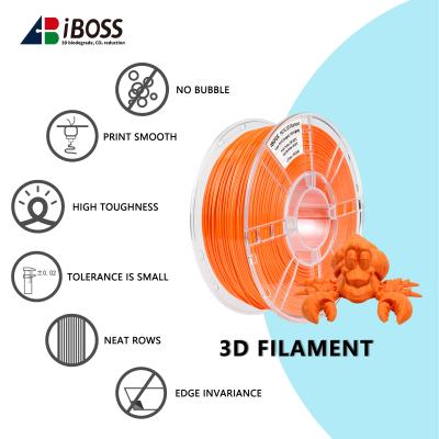 China Impressão 3D Filamento Laranja Filamento PETG 1,75 mm 1 kg Tecnologia de Formação FDM à venda