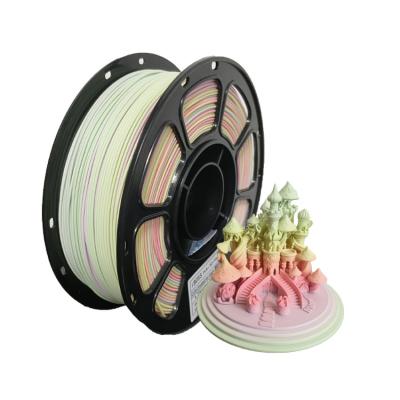 China IBOSS PLA+ High Toughness 3D Printing Filament 1KG Rainbow Frosted Ice Cream PLA+ Filament for sale