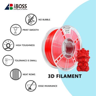 China iBOSS Filamento de Impressão 3D 1.75mm Filamento PETG Vermelho Toughness Impressora 3D aprimorada 1000g à venda