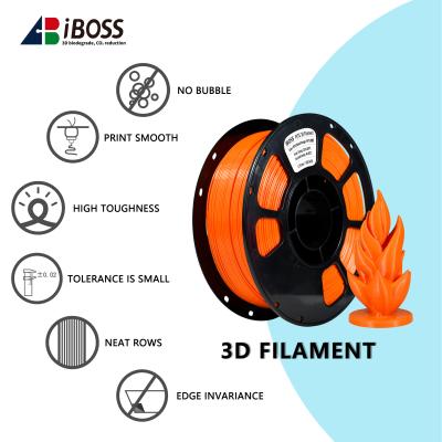 China Filamento da impressora 3D iBOSS 1,75 mm Cor Sangue Laranja Filamento PETG à venda