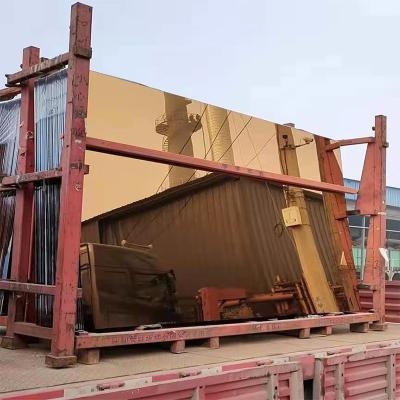 China Supermarket Float Glass Manufacturer Wholesale Colored Coated Glass Tinted Reflective Glass for sale