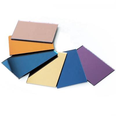 China Hot Selling Minimalist Tinted Mirror Glass Reflective Glass One Way Factory for sale