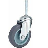 China Thread Screw Swivel Grey TPR Caster , 2