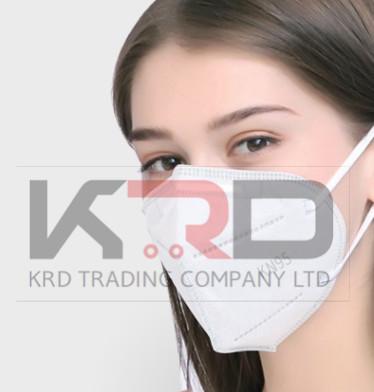 China Disposable CE FDA KN95 Mask Filter 4 layers Non-woven Fabric KN95 Face Mask half face gas mask for sale