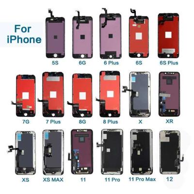 China Mobile Phone LCDs For iPhone 5 5S 6 6S 7 8 Plus X XS XR 11 Pro Max LCD 12 Screen Replacement LCD For iPhone for sale