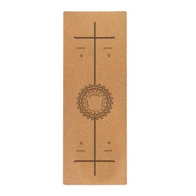 China Eco-Friendly Custom Made Yoga Mat Non-slip Natural Rubber Cork Printing Mat Printing Hot Selling Premium Yoga Mats for sale