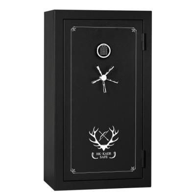 China Home Bank High Security Firearm Metal Fireproof Gun Box Digital Password Safe Strep Rifle Gun Safe Cabinet with Electronic Lock for sale