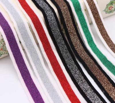 China High Tenacity Polyester ribbon Knitting tape for decoration accept small order for sale