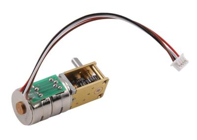 China 15mm Dual Stepper Motor 5V High Torque Worm Gear Motor With Mini Horizontal Metal Gear Box for sale