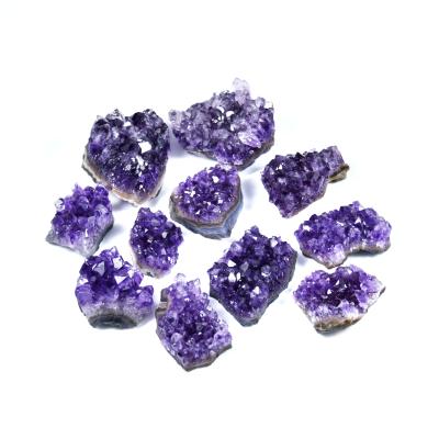 China Europe Hot Selling Crystal Cluster Amethyst Cluster Natural Raw Mineral Specimen For Healing for sale