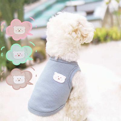 China Sustainable 2024 New Spring Summer Pet Clothes Fashion Pets Dog Polyester Shirts for Small Animals for sale