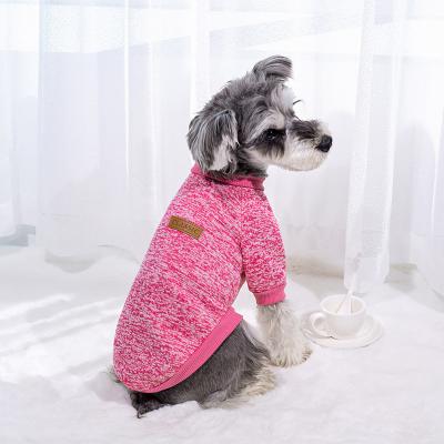 China Stocked New Arrival Soft Thickening Pet Dog Clothes Autumn and Winter Dog Warm Sweatshirt for sale