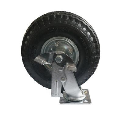 China Wholesale High Quality Hotels China 10 Inch PU Fame Caster Wheel for sale