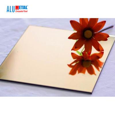 China el panel compuesto de aluminio 4m m AA5005 del espejo de 5800m m anodizó en venta