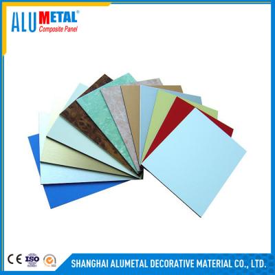 Chine Panneau composé en aluminium extérieur de 4mm PVDF pour le revêtement de mur à vendre