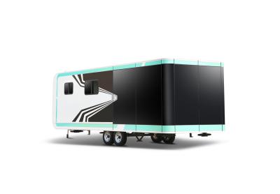China Op de snelweg wand gemonteerde campers hotel campers luxe reistrailers duurzaam Te koop