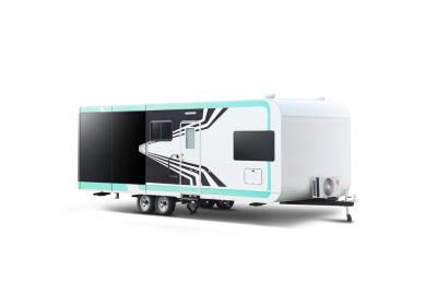 China Goedkope luxe caravans Top gewaardeerde hardtop camping caravans premium camper trailers resort-grade campers Te koop
