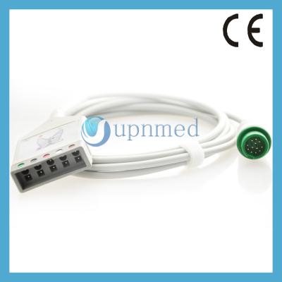 China Mindray 5 lead ECG Trunk Cable to HP leadwires for sale
