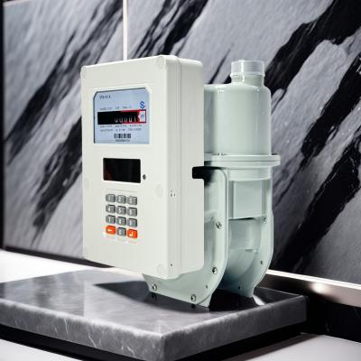 China LAN / WAN Prepaid Gas Meter with Self-routering Meshwork Connection Type PLC To Concentrator for sale