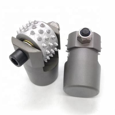 China Making Lychee Surface For Stones Tungsten Carbide Bush Hammer Roller For Lychee Surface Floor Stone Crusher for sale