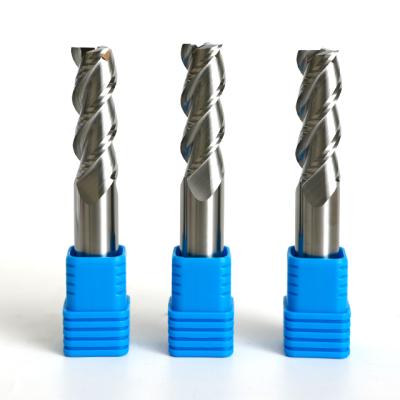 China High Speed Mills For End Cut HRC55 Solid Carbide 3 Flute Aluminum CNC Milling for sale