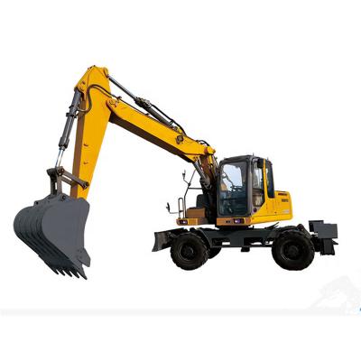 China Construction works Mini Digger XE150W 15Ton Wheel Excavator Mini Excavator For Sale China for sale