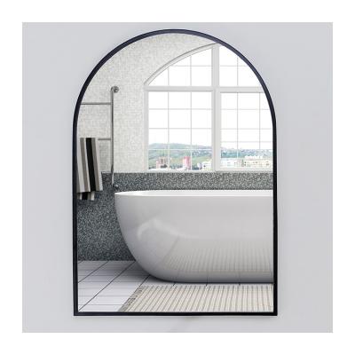 China 2022 Samll Quantity Modern Amazon Metal Frame Bathroom Wall Mount Makeup Mirror Top Selling Acceptable for sale