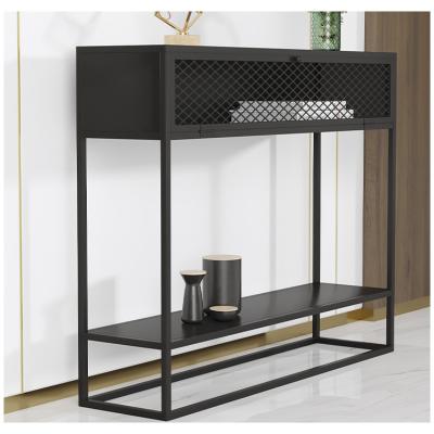 China Factory direct storage metal living room foyer Nordic tiered console table (the other) adjustable for sale